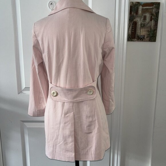 Y2K Vintage Marc Jacobs Jacket Blazer Baby Pink Cotton - Picture 5 of 12